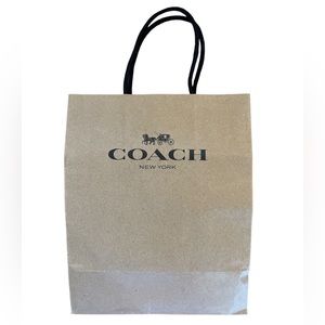 Authentic COACH NEW YORK small gift bag